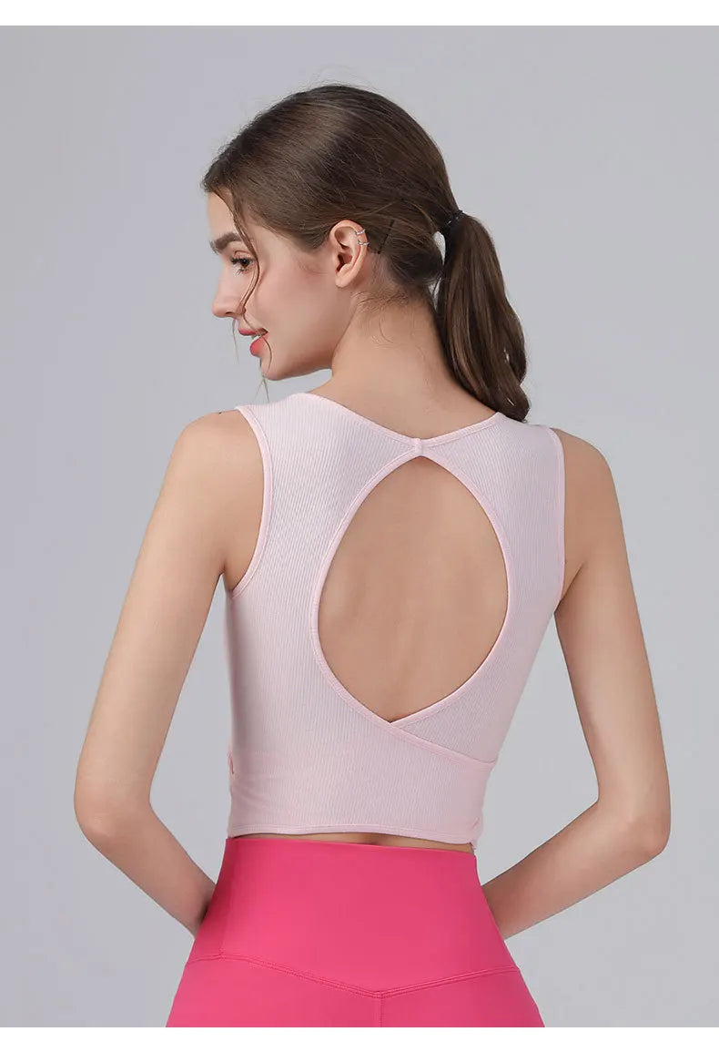 One-piece Women Yoga Backless Tank Top