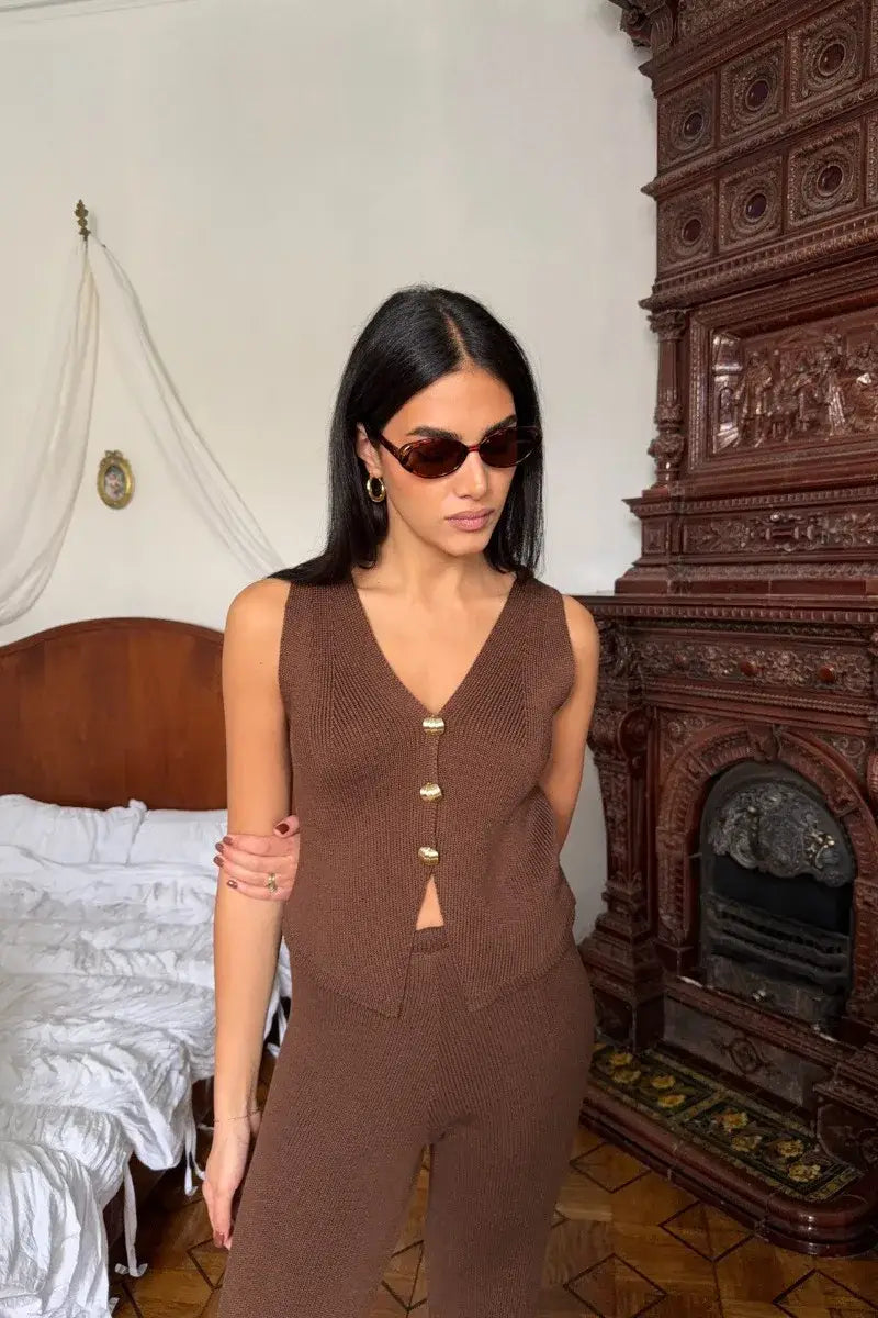 Knit Pant Sets Women