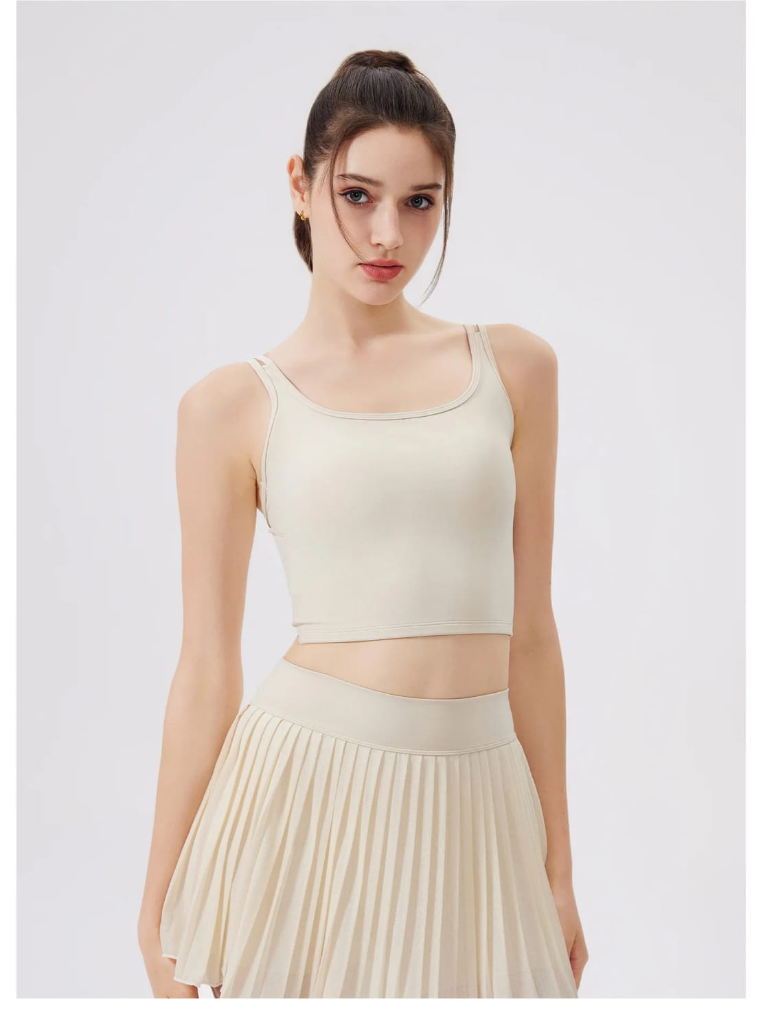 Women Yoga Back Thin Cross Straps Tank Top