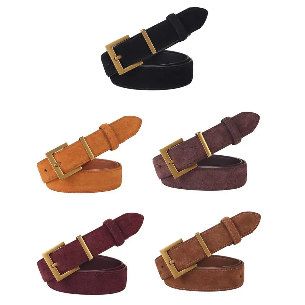 Suede Leather Belt For Women