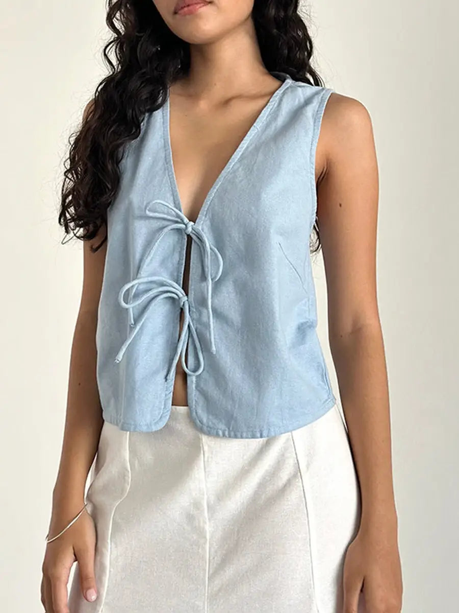 Retro Strappy Tank Top Women