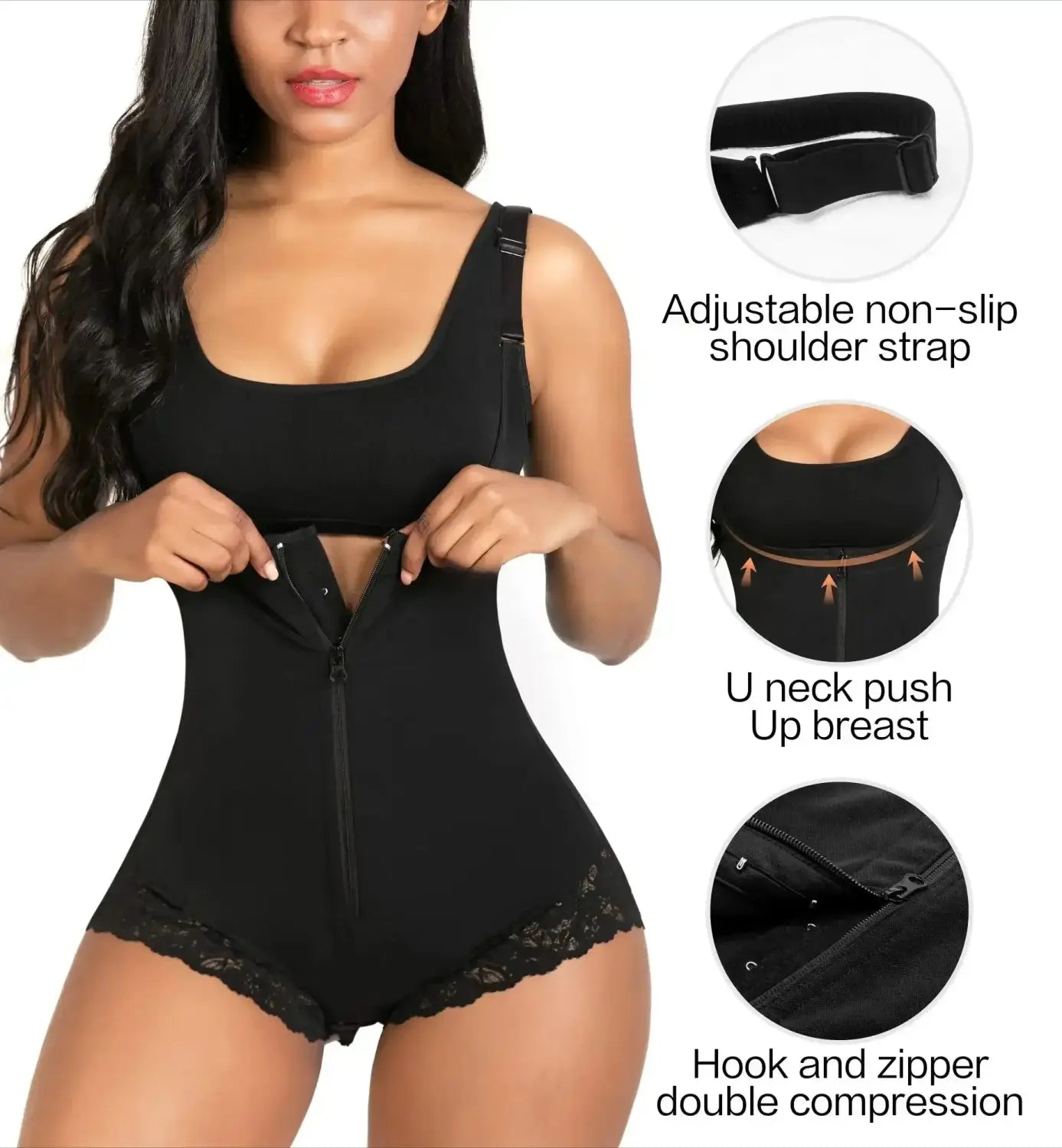 Colombian Waist Trainer for Women High Compression Body Shaper