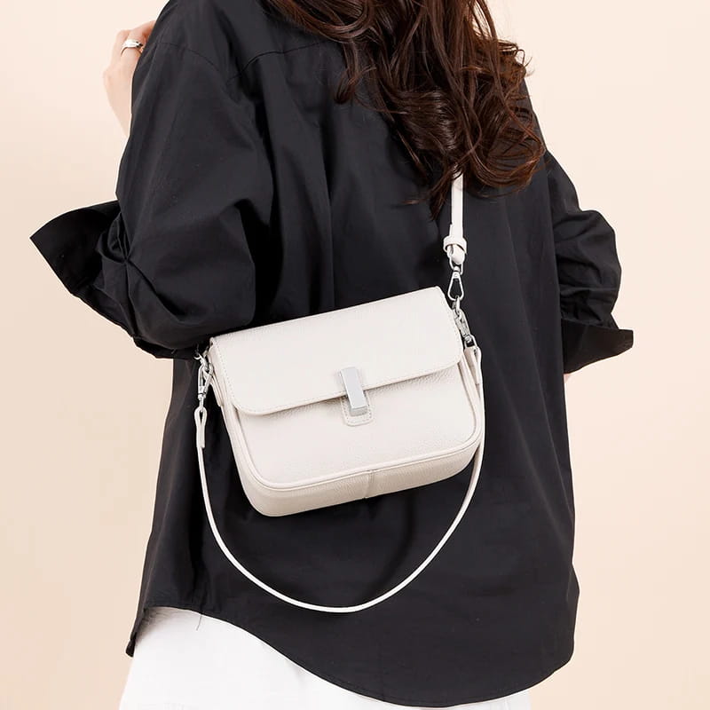 Genuine Leather Women Crossbody Bag