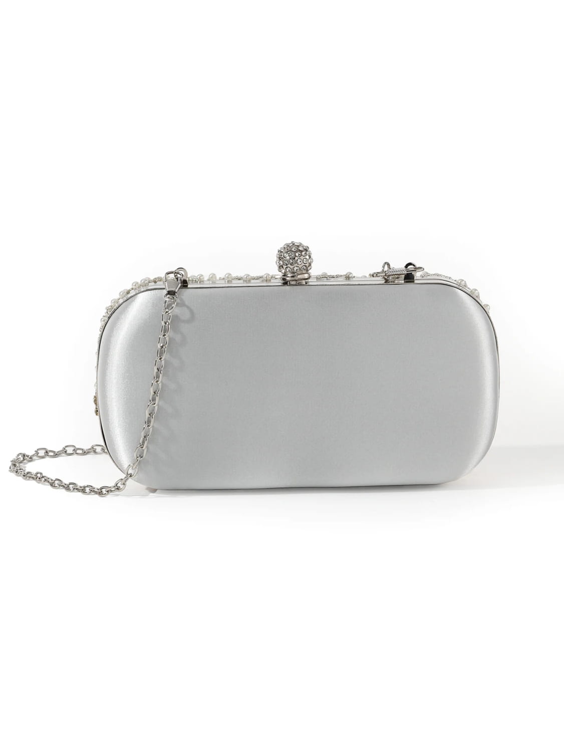 Diamond-studded Rhinestones Beaded Flower Pattern Bag