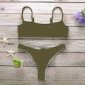 Solid Bikini Set Women Swimming Suit Swimsuit - Norellé