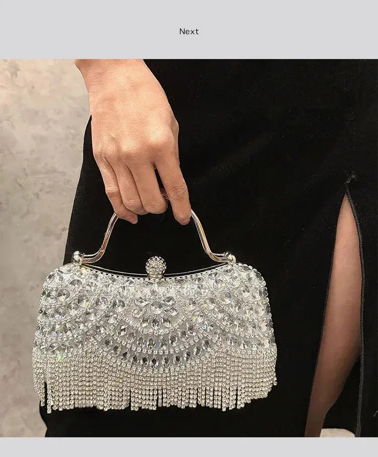 Diamond Evening Clutch Bag