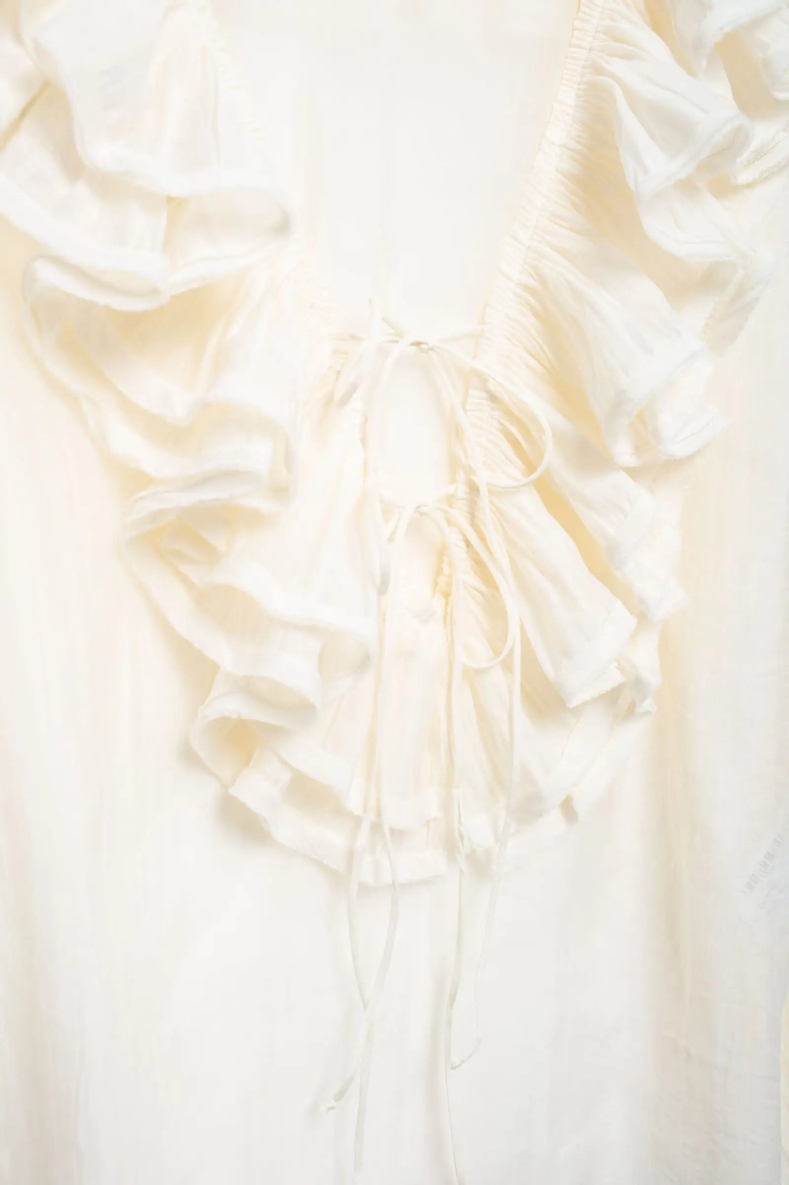 Elegant Women’s Tierred Ruffles Blouses V-Neck Long Sleeve Loose Shirt