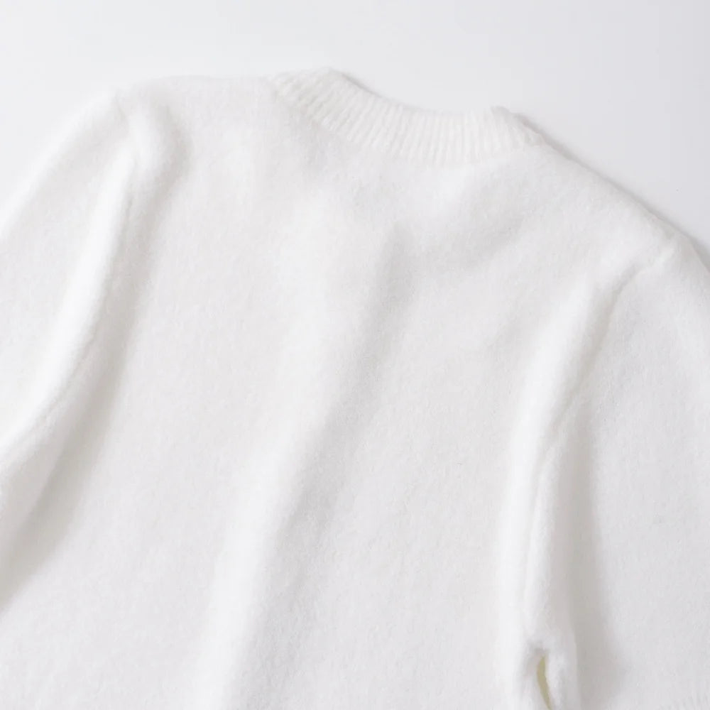 Women’s Knitted Cardigan Sweater with Buttons