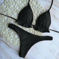 Summer Brazilian Bikini Set Women  Top Thong Bottom 2 - Norellé
