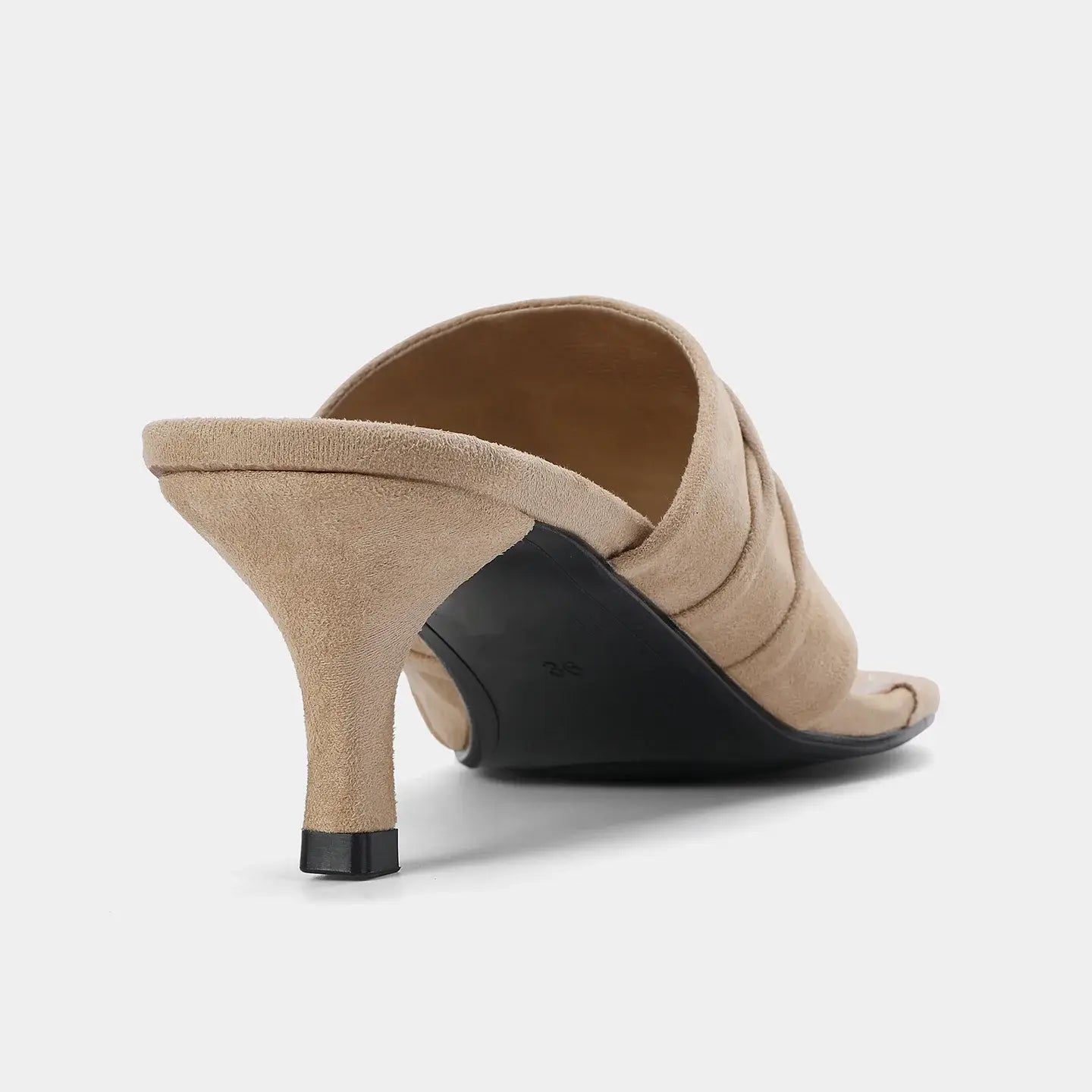 Brand Clip Toe Soft Suede High Heels Women Shoes