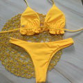 Summer Brazilian Bikini Set Women  Top Thong Bottom 2 - Norellé