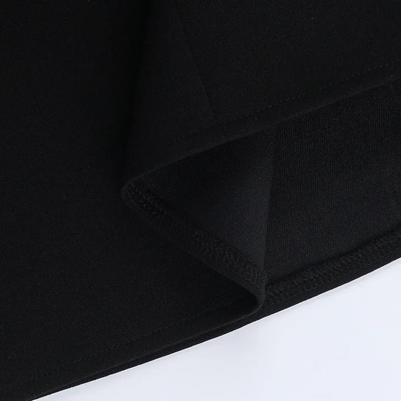 Strapless Backless Black Dress For Women