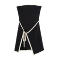 Women Contrasting  Knitted Mini Dresses - Norellé
