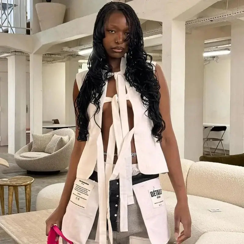 Hollow Bandage Vest Top