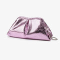 Women Serpentine Pattern Wedding Evening Clutch Bag