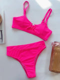 Snake Printed Female Swimsuit High Waist Bikini Women Swimwear - Norellé