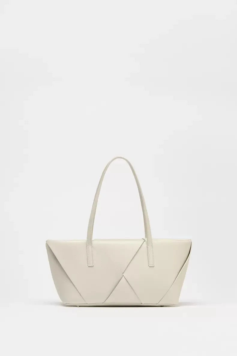 Long Woven Shopper Bag