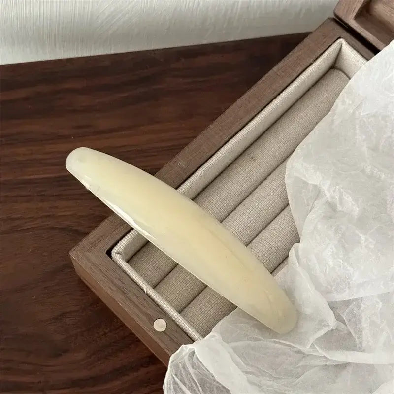 Chic Hair Clips Plain Color Acrylic French Clip