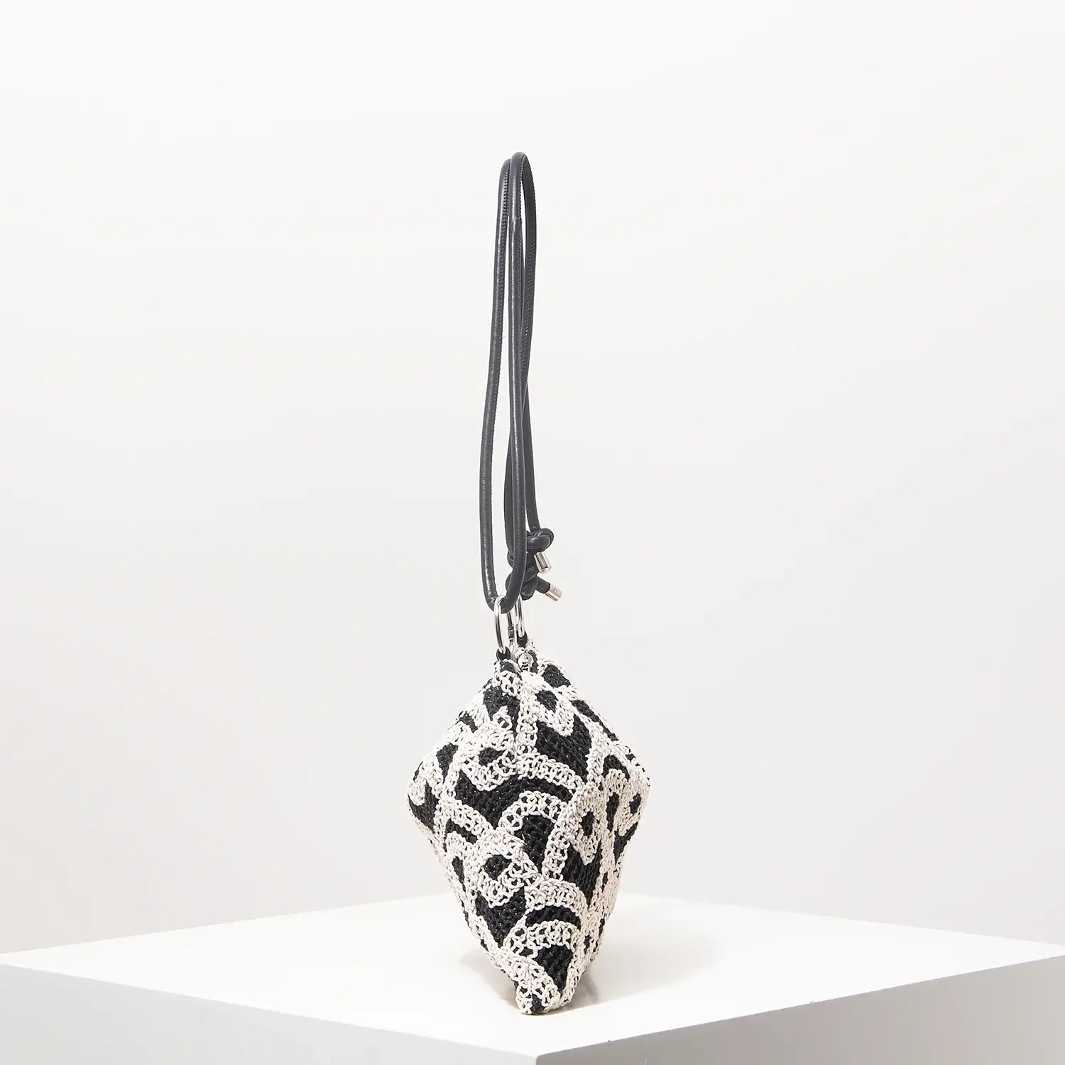 Pattern Hollow Knitting Shoulder Tote Bags for Ladies