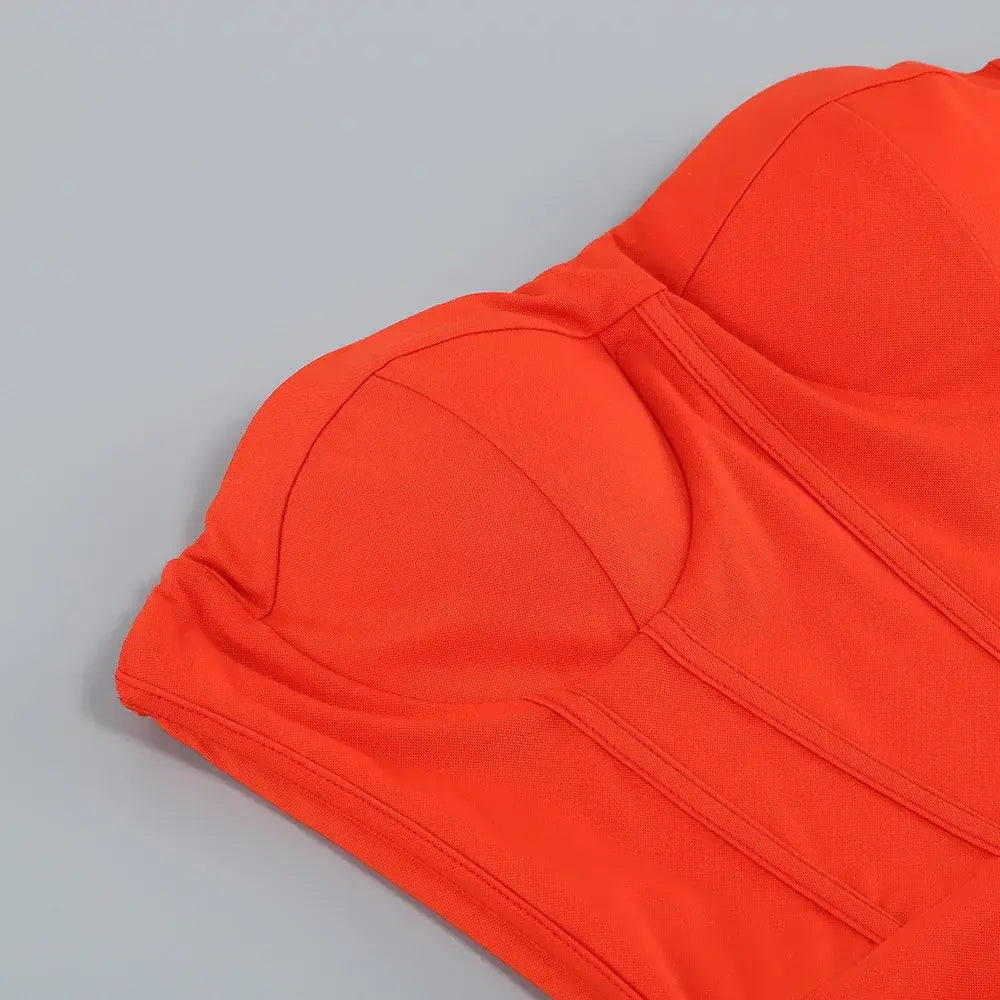 Luxury Evening Gown Strapless Banquet Dress