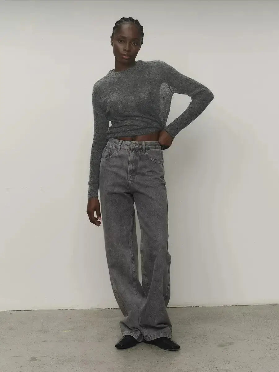 Women’s O-neck Elegant Slim Fit Sweater