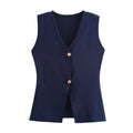 Elegant Knitted Tank Vest Top - Norellé