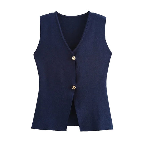 Elegant Knitted Tank Vest Top - Norellé
