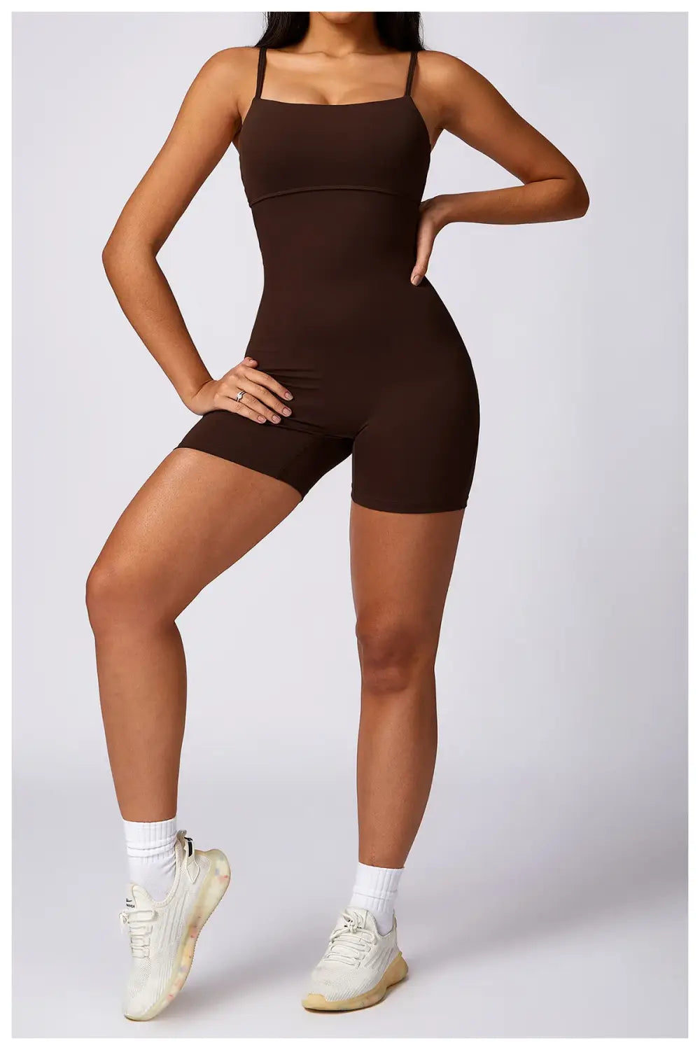 Back V Yoga Set Women Fitness Rompers Sexy One Piece