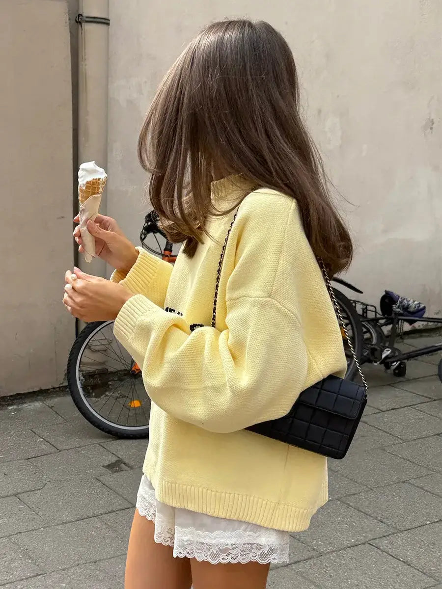 Knitted Sweater Autumn and Winter Women