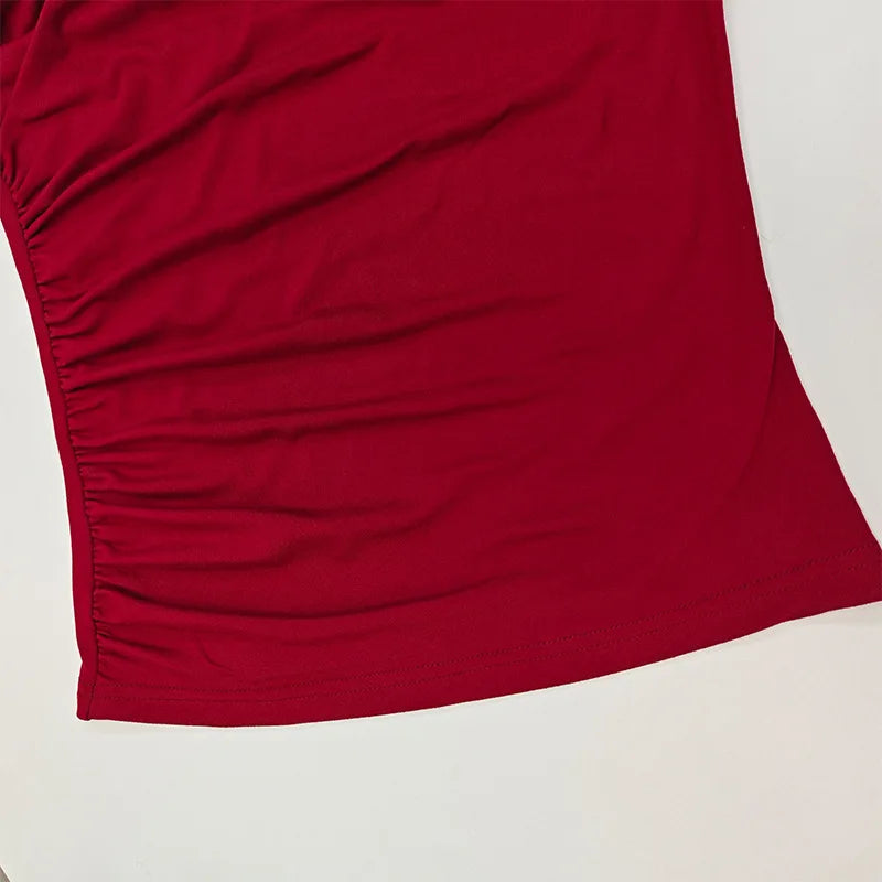 Turtleneck Slim T Shirt Women