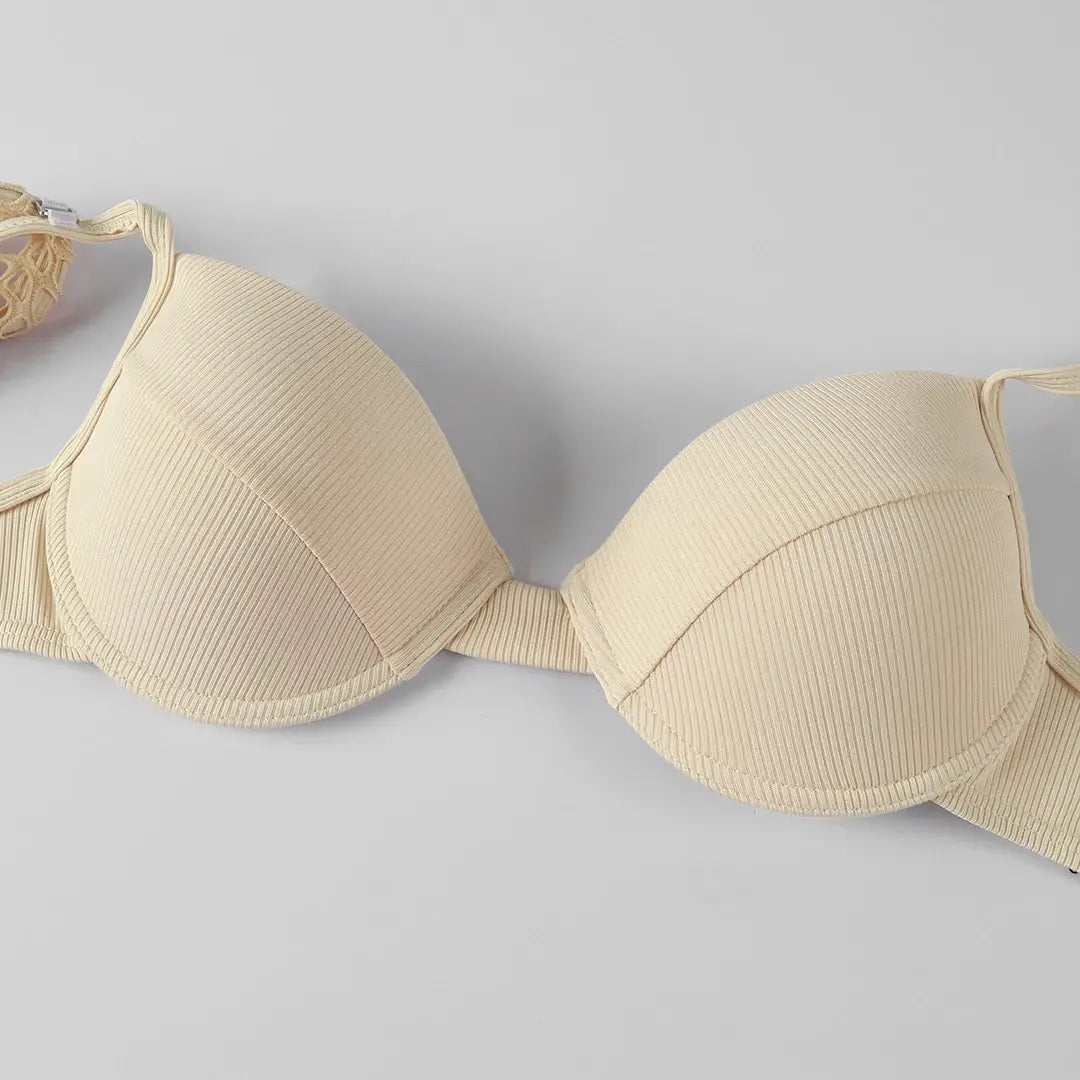 Women Long Sleeve Mini Skirt Suit 3 Piece Set Bathing