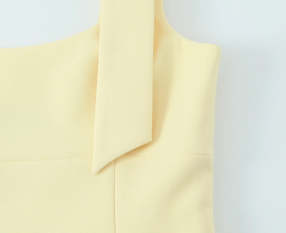 Woman Elegant High Street Solid Side Zipper Slim Tops