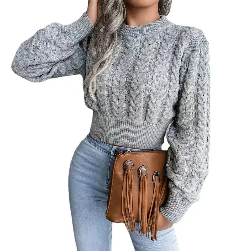 Twists Knitted Pullover