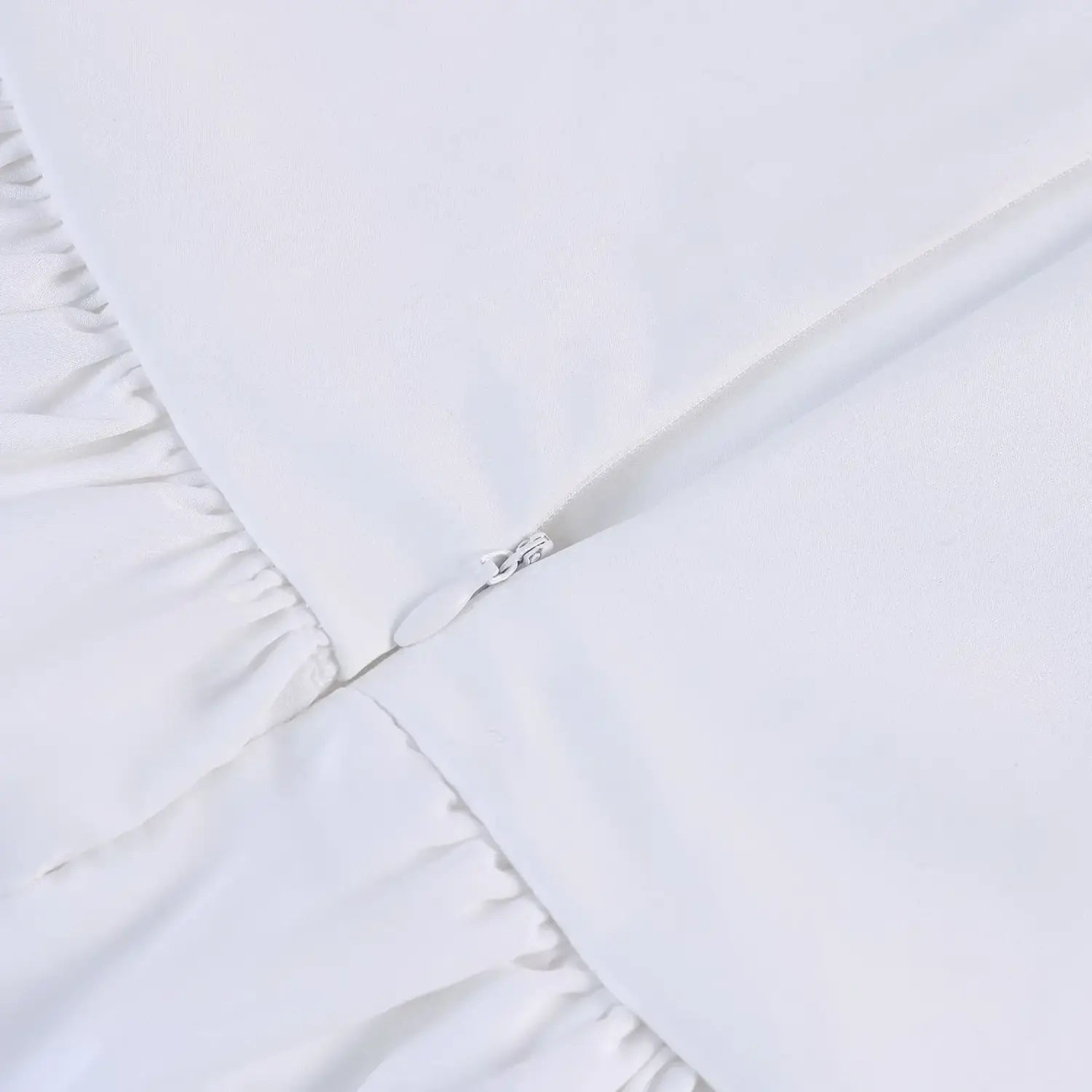 Black Ruffled Patchwork Tank Top