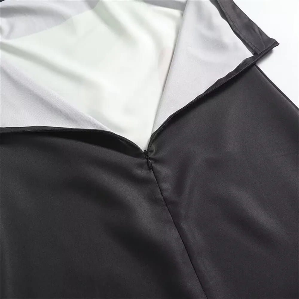 Strapless Backless Printed Long Dress Women