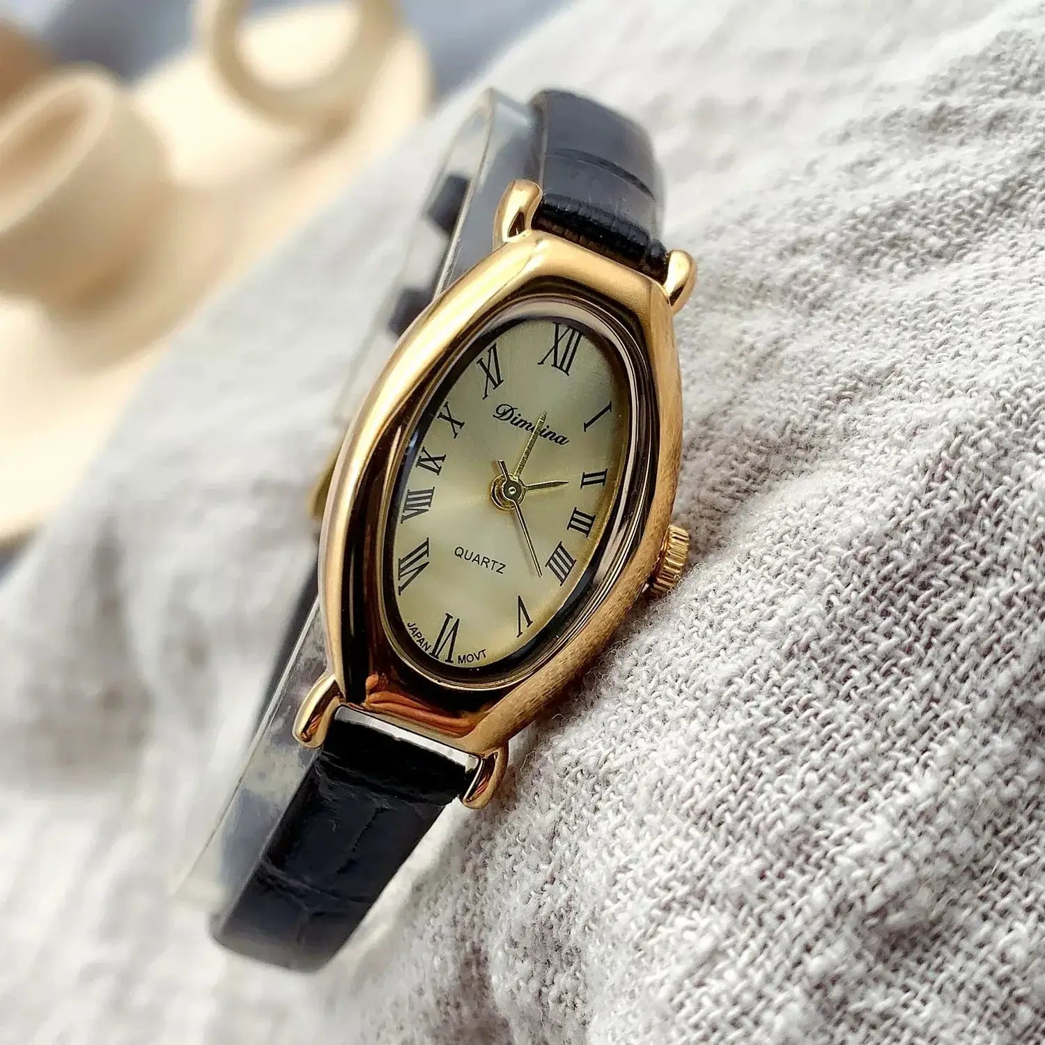 Women Quartz Watch Vintage Stainless Steel