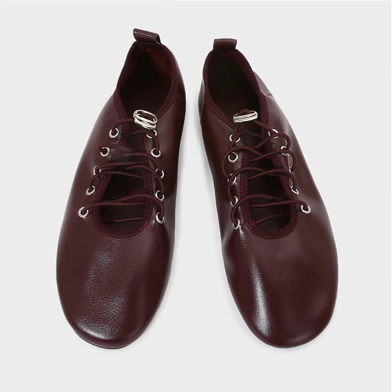 Lace Up Women’s Shoes Soft Leather