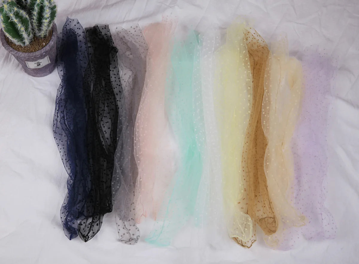 Dot Lace Socks Women Transparent Mesh Ankle