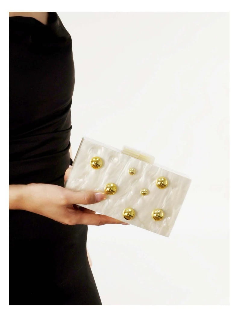 Women Acrylic Box Evening Clutch Bags