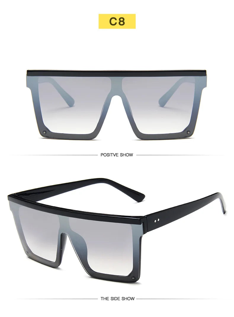 Oversized Square Sunglasses Women