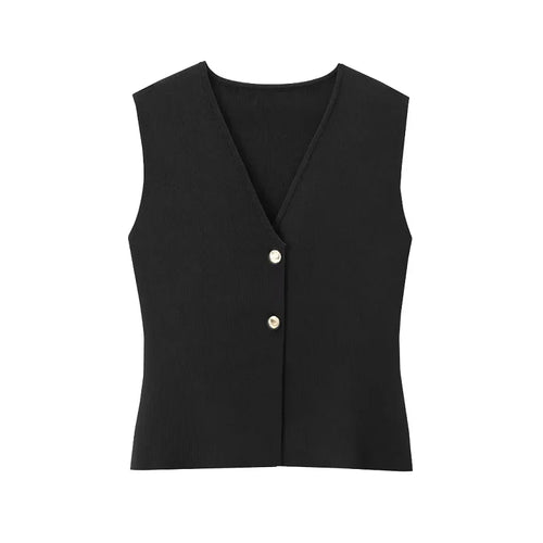 Elegant Knitted Tank Vest Top - Norellé