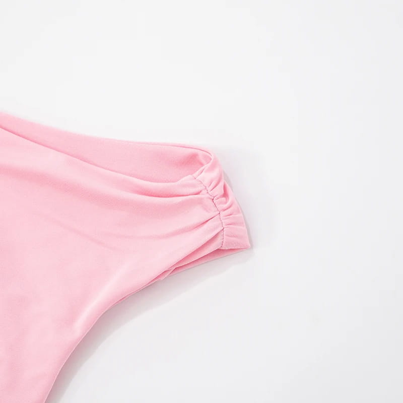 Slant Collar Single Shoulder Waisted Hollow Out Dress