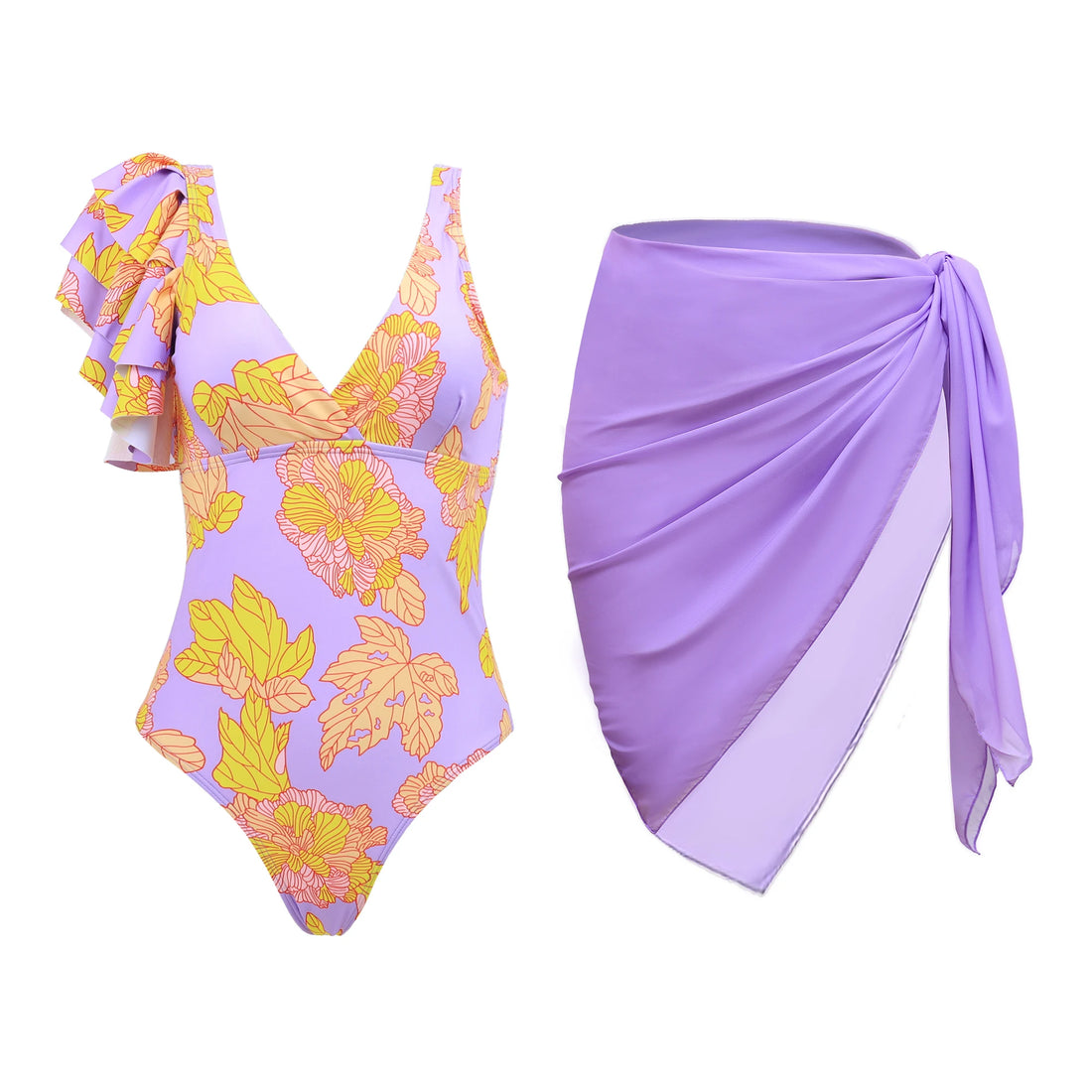 Ruffle Bikini Women Swimsuit Female Swimwear Bikinis Set - Norellé