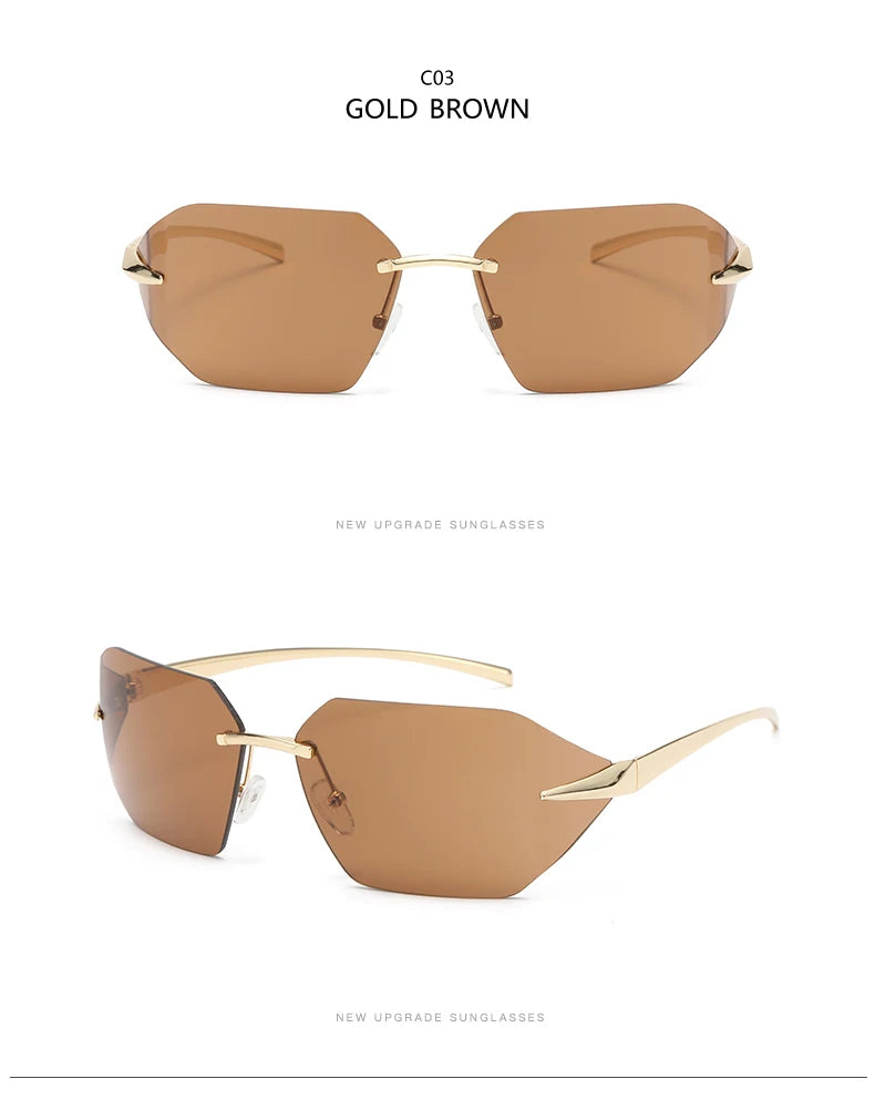 Polygon Square Sunglasses Women
