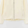 Women's Jacket with Simple and Versatile Zipper Collar Long Sleeve