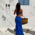 3 Pieces Bikini Women Swimsuit Swimwear Female Mesh Dress Cover Up Bikini Set - Norellé