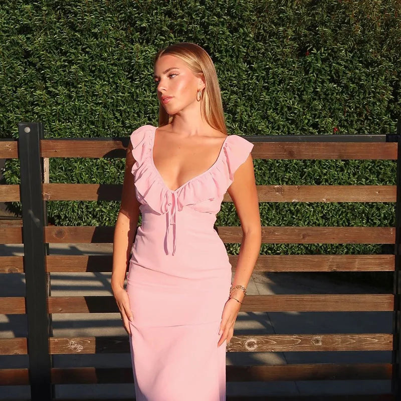 Summer Backless Long Dresses Women - Norellé