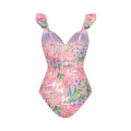 Women's V-Neck Floral Swimsuit - Norellé