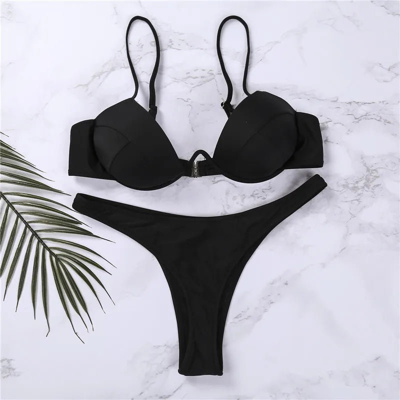Women'S Push Up Bikini Sets  Low-Cut Beach - Norellé