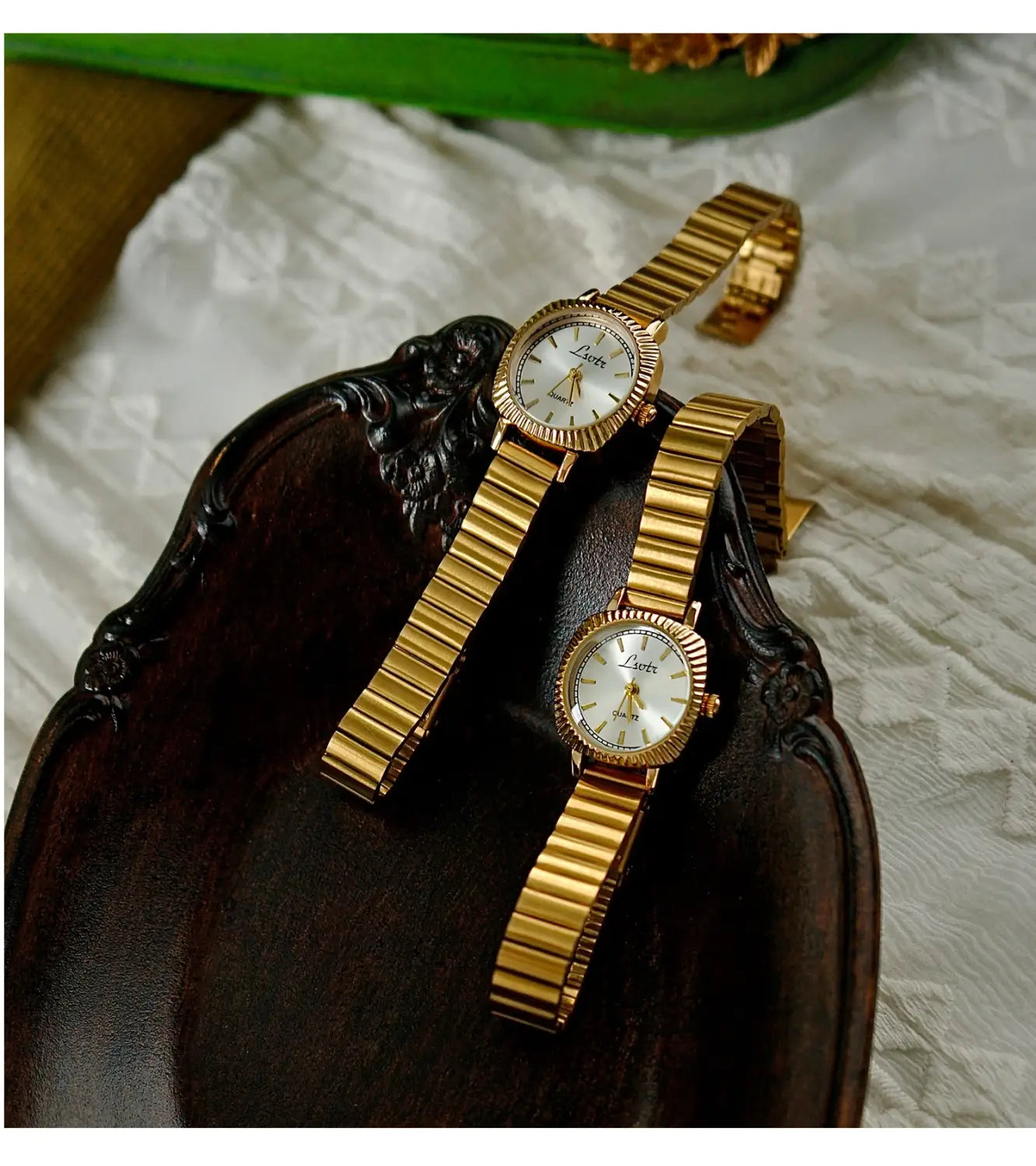 Gold Stainless Steel Women’s Watch